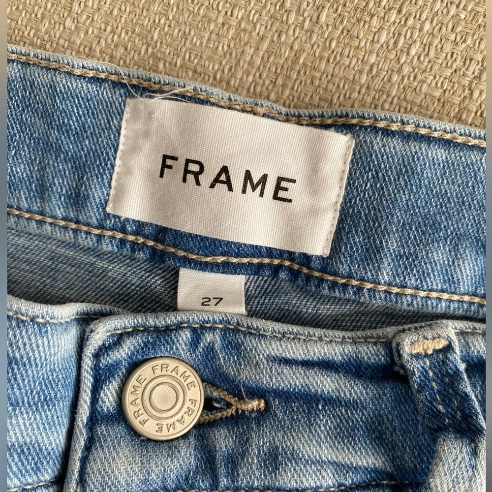 Frame Denim Women's 27 Le High Straight High Waist - Picture 3 of 9